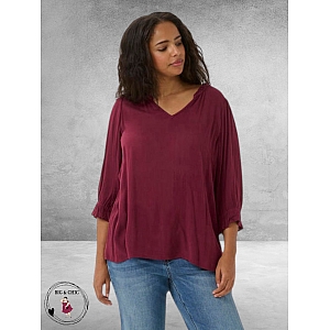 KAFFE CURVE Blouse Windsor Wine